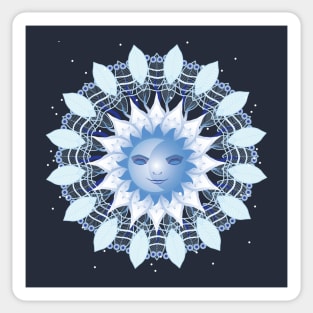 Winter Solstice Mandala Sticker